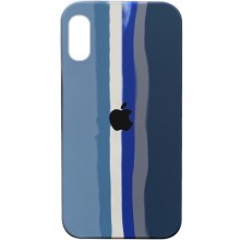 Чехол Silicone case Full Rainbow для Apple iPhone X / XS (5.8") - купить на Floy.com.ua