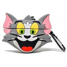 Силиконовый футляр Tom & Jerry series для наушников AirPods Pro + карабин - купить на Floy.com.ua