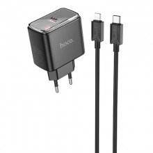 СЗУ Hoco CS41A Smart PD35W (1C) + Type-C to Lightning - купить на Floy.com.ua