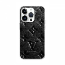 Текстурный Чехол Louis Vuitton для Айфон 16 Про Макс Черный - купить на Floy.com.ua