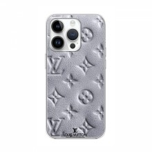 Текстурный Чехол Louis Vuitton для Айфон 16 Про Макс Белый - купить на Floy.com.ua