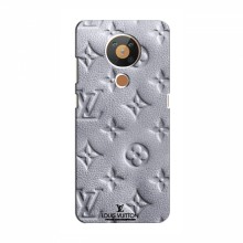 Текстурный Чехол Louis Vuitton для Нокиа 5.3 Белый - купить на Floy.com.ua