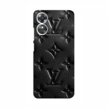 Текстурный Чехол Louis Vuitton для Оппо А17 Черный - купить на Floy.com.ua