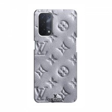 Текстурный Чехол Louis Vuitton для Оппо А74 (5G) Белый - купить на Floy.com.ua