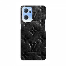 Текстурный Чехол Louis Vuitton для Оппо Рено 7 (5G) Черный - купить на Floy.com.ua