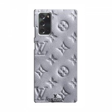 Текстурный Чехол Louis Vuitton для Самсунг Галакси Нот 20 Белый - купить на Floy.com.ua