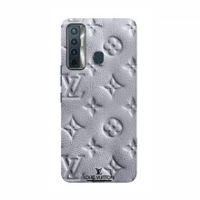 Текстурный Чехол Louis Vuitton для Техно Камон 17 Белый - купить на Floy.com.ua