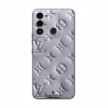 Текстурный Чехол Louis Vuitton для Техно Спарк 8 Белый - купить на Floy.com.ua