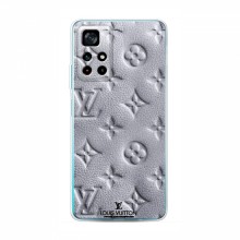 Текстурный Чехол Louis Vuitton для Поко М4 Про 5G Белый - купить на Floy.com.ua