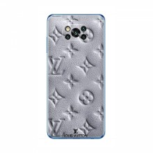 Текстурный Чехол Louis Vuitton для Сяоми Поко X3 Белый - купить на Floy.com.ua