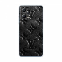 Текстурный Чехол Louis Vuitton для Поко Х5 (5Джи) Черный - купить на Floy.com.ua