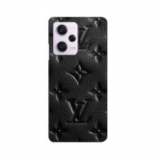 Текстурный Чехол Louis Vuitton для Редми Ноут 12 (5Джи) Черный - купить на Floy.com.ua