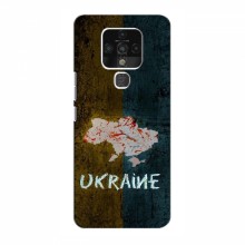 Украинские Чехлы для Техно Камон 16 - с картинкой УПА (AlphaPrint) UKRAINE - купить на Floy.com.ua