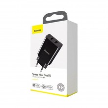 Зарядное устройство Baseus Mini Dual U (2.1A) - купить на Floy.com.ua
