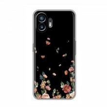 Защитные чехлы для Nothing Nothing Phone 2 (AlphaPrint) с печатью (ХИТ продаж) Цветочки - купить на Floy.com.ua