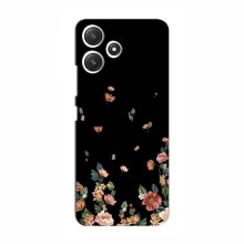 Защитные чехлы для Xiaomi POCO M6s (AlphaPrint) с печатью (ХИТ продаж) Цветочки - купить на Floy.com.ua
