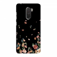 Защитные чехлы для Xiaomi Pocophone F1 (AlphaPrint) с печатью (ХИТ продаж) Цветочки - купить на Floy.com.ua