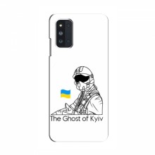 Защитные чехлы (Призрак Киева) для Samsung Galaxy F52 5G (E526) (AlphaPrint) Летчик Киева - купить на Floy.com.ua