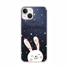 Зимние Чехлы для Apple 16 Ultra - прозрачный фон Рождественский заяц - купить на Floy.com.ua