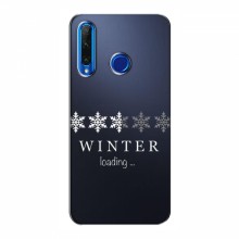 Зимние Чехлы для Huawei Honor 10i - прозрачный фон - купить на Floy.com.ua