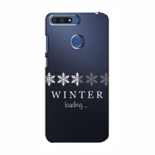 Зимние Чехлы для Huawei Honor 7A Pro - прозрачный фон - купить на Floy.com.ua