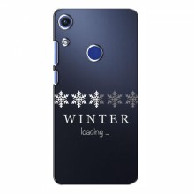 Зимние Чехлы для Huawei Honor 8A - прозрачный фон - купить на Floy.com.ua
