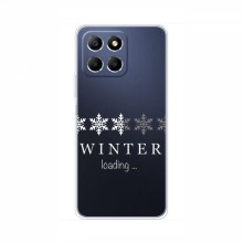 Зимние Чехлы для Huawei Honor X6a - прозрачный фон - купить на Floy.com.ua