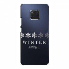 Зимние Чехлы для Huawei Mate 20 - прозрачный фон - купить на Floy.com.ua