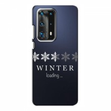 Зимние Чехлы для Huawei P40 - прозрачный фон - купить на Floy.com.ua