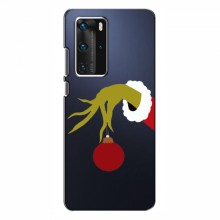 Зимние Чехлы для Huawei P40 Pro - прозрачный фон