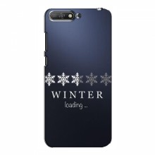 Зимние Чехлы для Huawei Y6 2018 - прозрачный фон - купить на Floy.com.ua