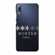 Зимние Чехлы для Huawei Y6 2019 - прозрачный фон - купить на Floy.com.ua