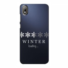 Зимние Чехлы для Huawei Y6 Pro (2019)/ Y6 Prime 2019 - прозрачный фон - купить на Floy.com.ua