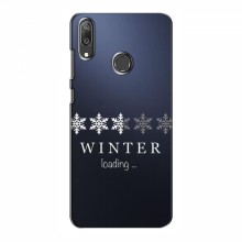 Зимние Чехлы для Huawei Y7 2019 - прозрачный фон - купить на Floy.com.ua