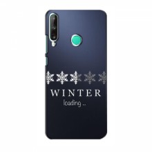 Зимние Чехлы для Huawei Y7p (2020) - прозрачный фон