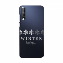 Зимние Чехлы для Huawei P Smart S / Y8p (2020) - прозрачный фон - купить на Floy.com.ua