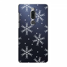 Зимние Чехлы для Meizu M8 / V8 - прозрачный фон Белые снежинки - купить на Floy.com.ua