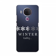Зимние Чехлы для Nokia 5.4 - прозрачный фон - купить на Floy.com.ua