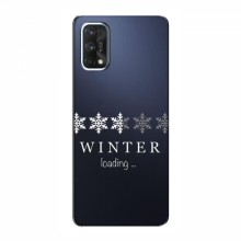 Зимние Чехлы для RealMe 7 Pro - прозрачный фон - купить на Floy.com.ua