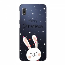 Зимние Чехлы для Samsung Galaxy A10e - прозрачный фон Рождественский заяц - купить на Floy.com.ua