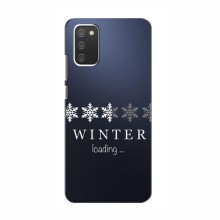 Зимние Чехлы для Samsung Galaxy A02s - прозрачный фон - купить на Floy.com.ua