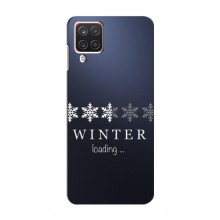 Зимние Чехлы для Samsung Galaxy A12 (2021) - прозрачный фон