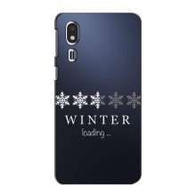 Зимние Чехлы для Samsung Galaxy A2 Core - прозрачный фон - купить на Floy.com.ua