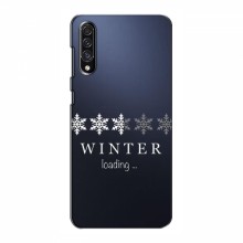 Зимние Чехлы для Samsung Galaxy A30s (A307) - прозрачный фон