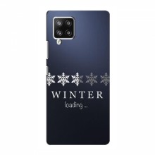 Зимние Чехлы для Samsung Galaxy A42 (5G) - прозрачный фон
