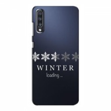 Зимние Чехлы для Samsung Galaxy A70 2019 (A705F) - прозрачный фон - купить на Floy.com.ua