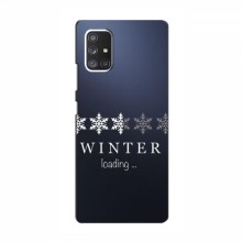 Зимние Чехлы для Samsung Galaxy A72 - прозрачный фон