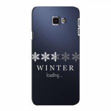 Зимние Чехлы для Samsung J4+, J4 Plus - прозрачный фон - купить на Floy.com.ua