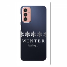 Зимние Чехлы для Samsung Galaxy M13 - прозрачный фон