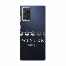 Зимние Чехлы для Samsung Galaxy Note 20 - прозрачный фон